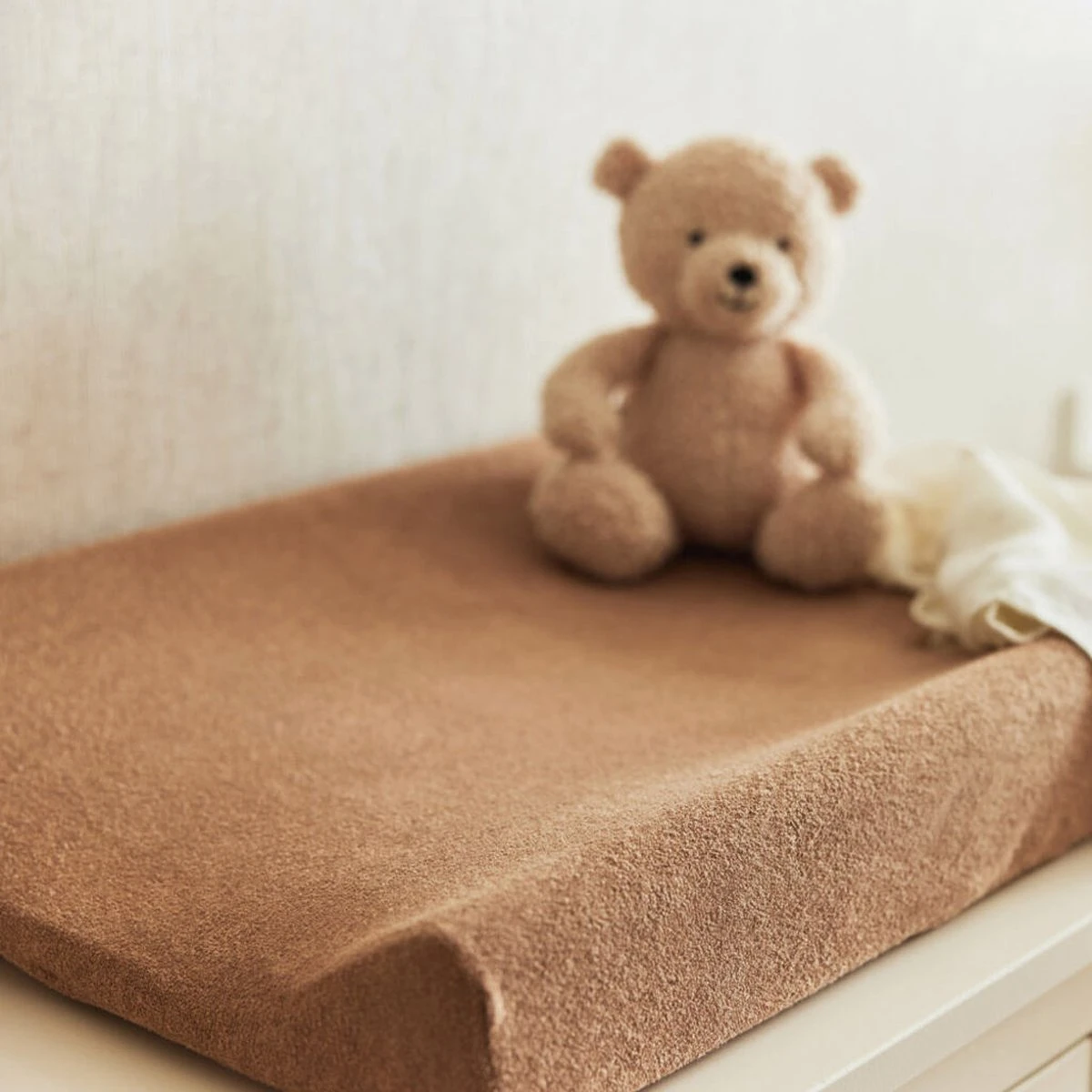 Jollein Aankleedkussenhoes Badstof 50x70cm - Biscuit 8 Jollein Aankleedkussenhoes Badstof 50x70cm - Biscuit - Afbeelding 6