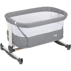BabyGO Co Sleeper Wieg Met Schommelfuntie Vivaldi Grey -Baby Peuter Winkel 1200x1200 1986