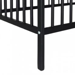 Puck Ledikant Raw Beuken Mat Zwart 60x120 Cm -Baby Peuter Winkel 1200x1200 2065