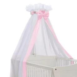 Baby Sluier Strik Roze - Baby Hemeltjes - Baby Klamboe Voor Wieg En Ledikant -Baby Peuter Winkel 1200x1200 2089