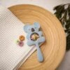 Merkloos Bijtring - Rammelaar - Babys - Speelgoed - Babyspeelgoed - Kraamcadeau - Siliconen - BPA Vrij - Blauw -Baby Peuter Winkel 1200x1200 2189