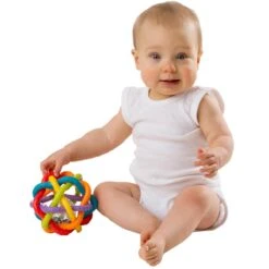 Playgro Buigbare Bendy Ball - Grijp- En Bijtspeelgoed - Incl Rammelaar - Activiteitenbal -Baby Peuter Winkel 1200x1200 2230