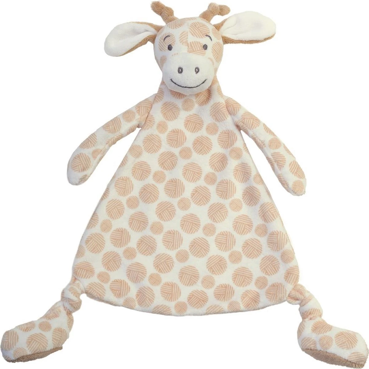 Happy Horse Giraf Gessy Knuffeldoekje - Beige - Baby Cadeau 3 Happy Horse Giraf Gessy Knuffeldoekje - Beige - Baby Cadeau