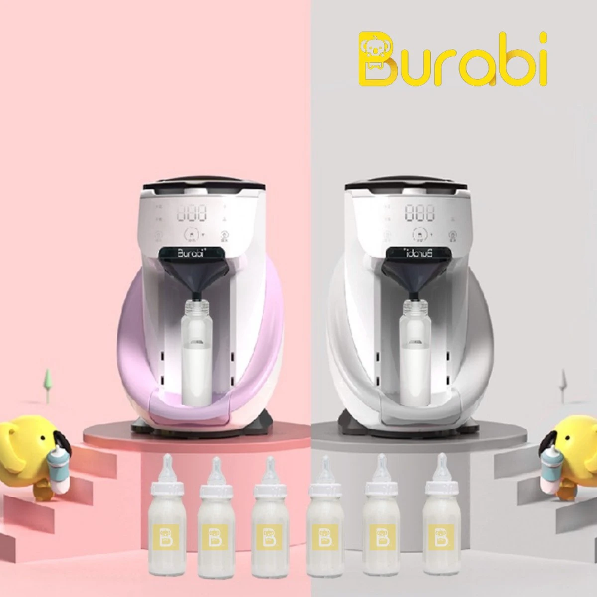 BURABI Automatische Baby Fles Maker | Fles Voeding Apparaat | Baby Senseo | Met App | Baby Verzorging | Baby Melk | Fles Bereiding | Babymelk | Baby Voeding 16 BURABI Automatische Baby Fles Maker | Fles Voeding Apparaat | Baby Senseo | Met App | Baby Verzorging | Baby Melk | Fles Bereiding | Babymelk | Baby Voeding - Afbeelding 14
