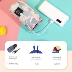 Blensson - Draagbare Baby Fleswarmer Voor Onderweg - USB Melkwarmer - Babyvoeding - Baby Fles Warm Houden Voor Reizen -Baby Peuter Winkel 1200x1200 2407