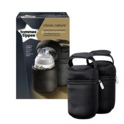 Tommee Tippee Closer To Nature - Geïsoleerde Tas Voor Zuigflessen - Set Van 2 - Zwart -Baby Peuter Winkel 1200x1200 2411