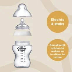 Tommee Tippee Closer To Nature- Zuigflessen - Anti-koelik Ventiel - 260 Ml- Pak Van 6 Stuks - Multi -Baby Peuter Winkel 1200x1200 2513
