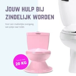 Casteleyn - Toilet Trainer - WC Potje - Plaspotje - Kinder Toilet - Met Geluid - Tot 21KG - Roze -Baby Peuter Winkel 1200x1200 252