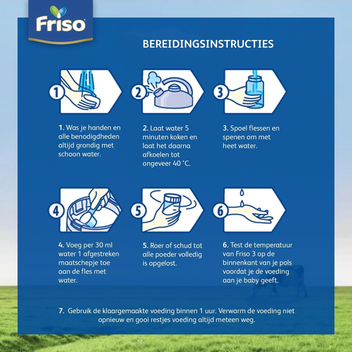 Friso 3 - Opvolgmelk - Vanaf 10 Maanden - 800g - Blik 5 Friso 3 - Opvolgmelk - Vanaf 10 Maanden - 800g - Blik - Afbeelding 3