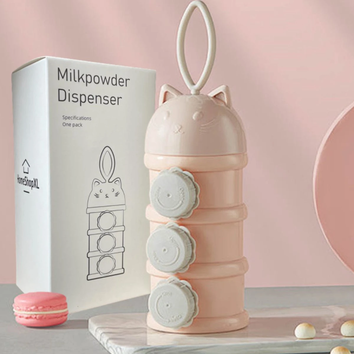 Melkpoedertoren Melkpoeder Toren - Roze - Flesvoedingsaccessoires - Babyvoeding Bewaarbakjes - Doseerdoosjes - Kraam Cadeau - BPA Vrij 8 Melkpoedertoren Melkpoeder Toren - Roze - Flesvoedingsaccessoires - Babyvoeding Bewaarbakjes - Doseerdoosjes - Kraam Cadeau - BPA Vrij - Afbeelding 6