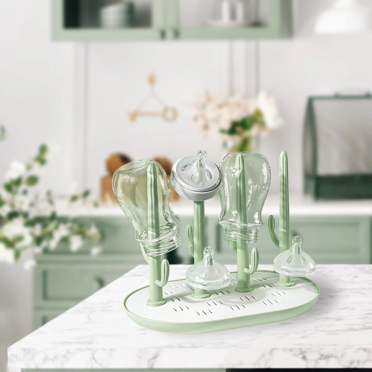 Bebaa® Flessen Droogrek Met Lekbak – Voor Baby Flessen & Flesvoedingsaccessoires 7 Bebaa® Flessen Droogrek Met Lekbak – Voor Baby Flessen & Flesvoedingsaccessoires - Afbeelding 5