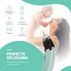 Hoy En Dia® Neusreiniger Baby Snoetenpoetsers - Neuspeer Met USB - Elektrische Neuszuiger - Toetenvegers -Baby Peuter Winkel 1200x1200 364