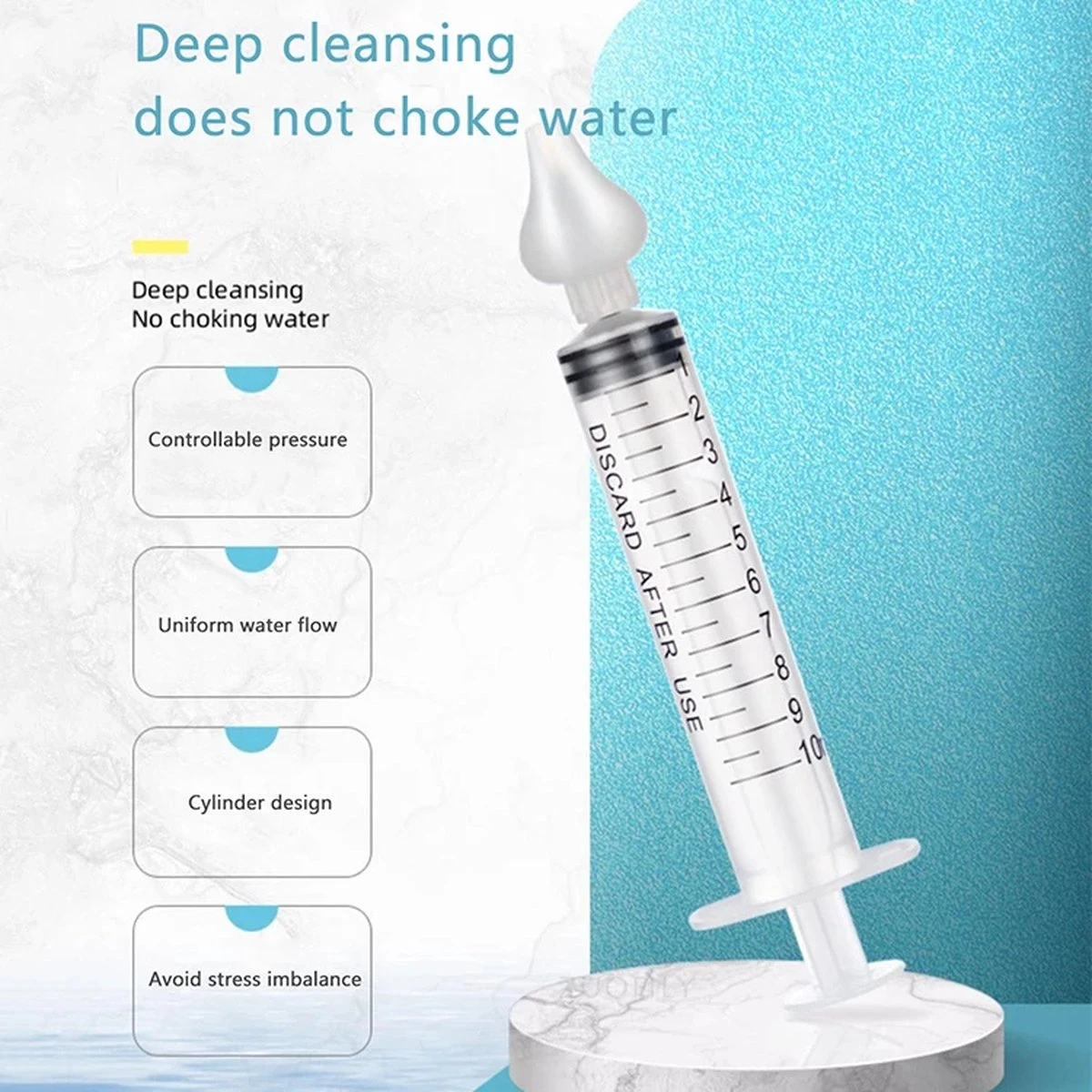 BabyBreathe - Vlot Ademen Voor Baby’s - Spuitje Om Snot En Slijm Weg Te Krijgen - Gebruiksvriendelijke Variant Voor Neuspeer. 5 BabyBreathe - Vlot Ademen Voor Baby’s - Spuitje Om Snot En Slijm Weg Te Krijgen - Gebruiksvriendelijke Variant Voor Neuspeer. - Afbeelding 3