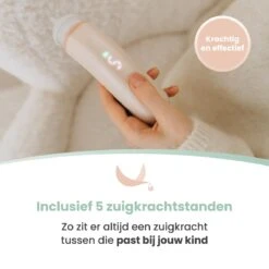 Babily® - Elektrische Neusreiniger Voor Baby's - 0 T/m 6 Jaar - Neuszuiger - Neuspeer - Snoetenpoetser - Toetenveger - Aspirator - Incl. 5 Zuigkrachtstanden En 3 Kalmerende Melodieën -Baby Peuter Winkel 1200x1200 395