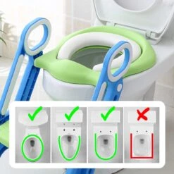 LifeGoods WC Verkleiner Met Trapje - Trainer Met Opstapje - 2 Tot 7 Jaar - Groen/Blauw -Baby Peuter Winkel 1200x1200 573