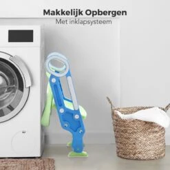 LifeGoods WC Verkleiner Met Trapje - Trainer Met Opstapje - 2 Tot 7 Jaar - Groen/Blauw -Baby Peuter Winkel 1200x1200 578