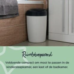 Tommee Tippee Simplee Sangenic Luieremmer, Milieuvriendelijker Systeem, Inclusief 6 Navulcassettes Met Duurzaam Geproduceerde Antibacteriële GREENFILM, Grijs -Baby Peuter Winkel 1200x1200 610