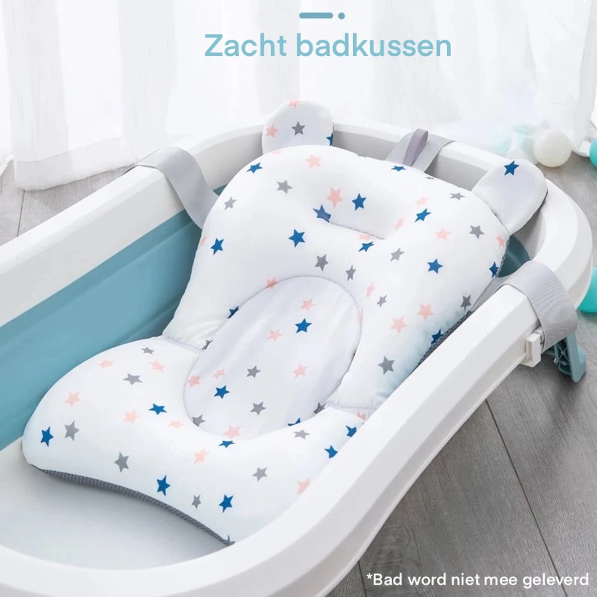 Baby Badkussen - Baby Badzitje - Bad Kussen - Baby Bad Accessoires 10 Baby Badkussen - Baby Badzitje - Bad Kussen - Baby Bad Accessoires - Afbeelding 8