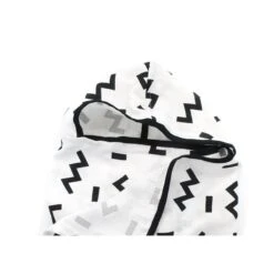 KipKep Blenker Hydrofiele Badcape - Maat 100x70cm - Memphis White -Baby Peuter Winkel 1200x1200 681