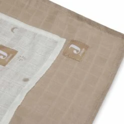 Jollein Hydrofiele Doek Large 115x115cm Stargaze - Biscuit - 2 Stuks -Baby Peuter Winkel 1200x1200 7