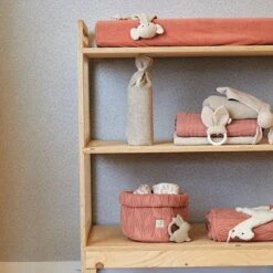 Jollein Hydrofiel Multidoek Meadow 70x70cm - Rosewood - 3 Stuks -Baby Peuter Winkel 1200x1200 700