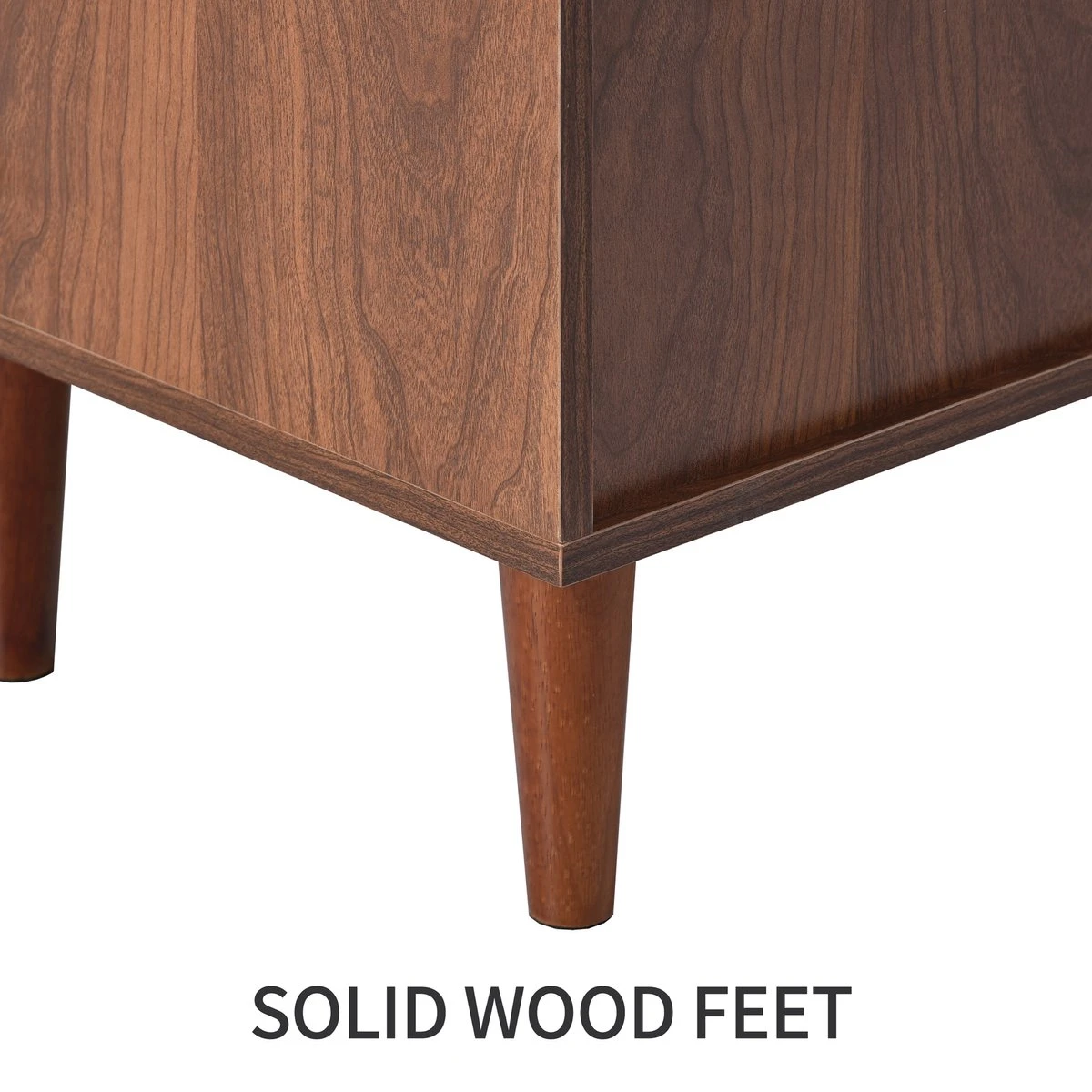 Merax Sideboard Houten Commode - Dressoir Met Rotan Deuren - Bruin 15 Merax Sideboard Houten Commode - Dressoir Met Rotan Deuren - Bruin - Afbeelding 13