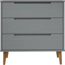 VidaXL Ladekast MOLDE 80x40x80 Cm Massief Grenenhout Grijs 14 VidaXL Ladekast MOLDE 80x40x80 Cm Massief Grenenhout Grijs -Baby Peuter Winkel 1200x1200 837