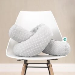 Fillikid Bedbumper 190 X 9 Cm Bedomrander Ledikant - Grijs Wit Stippen -Baby Peuter Winkel 1200x1200 900