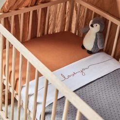Jollein Baby Hoeslaken Ledikant Jersey 60x120cm - Caramel -Baby Peuter Winkel 1200x1200 924