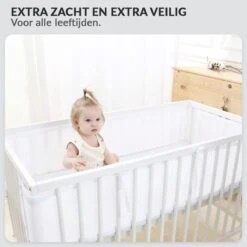 Buxibo - Baby Bed Omrander - Bedbumper - Hoofdbeschermer - Set Van 2 - 340x30cm & 160x30cm -Baby Peuter Winkel 1200x1200 987