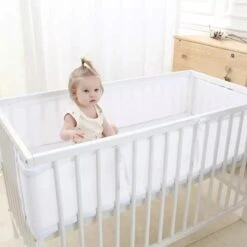 Buxibo - Baby Bed Omrander - Bedbumper - Hoofdbeschermer - Set Van 2 - 340x30cm & 160x30cm -Baby Peuter Winkel 1200x1200 992