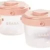 BEABA Set Van 6 Eerste Leeftijd Clip 60ml / 120ml (assorti Roze) -Baby Peuter Winkel 1200x334 1