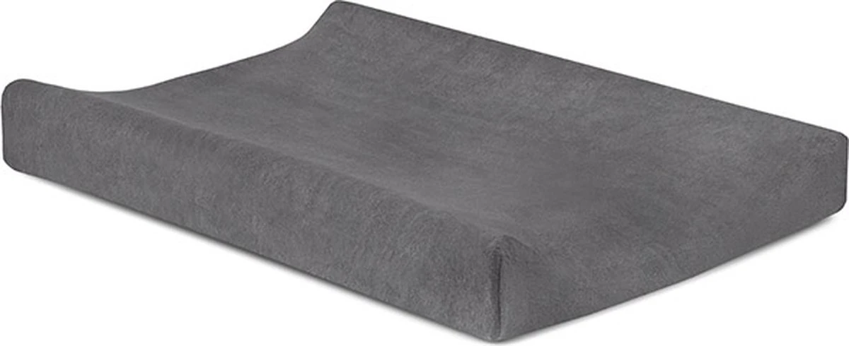 Jollein Aankleedkussenhoes Badstof 50x70cm - Storm Grey 3 Jollein Aankleedkussenhoes Badstof 50x70cm - Storm Grey