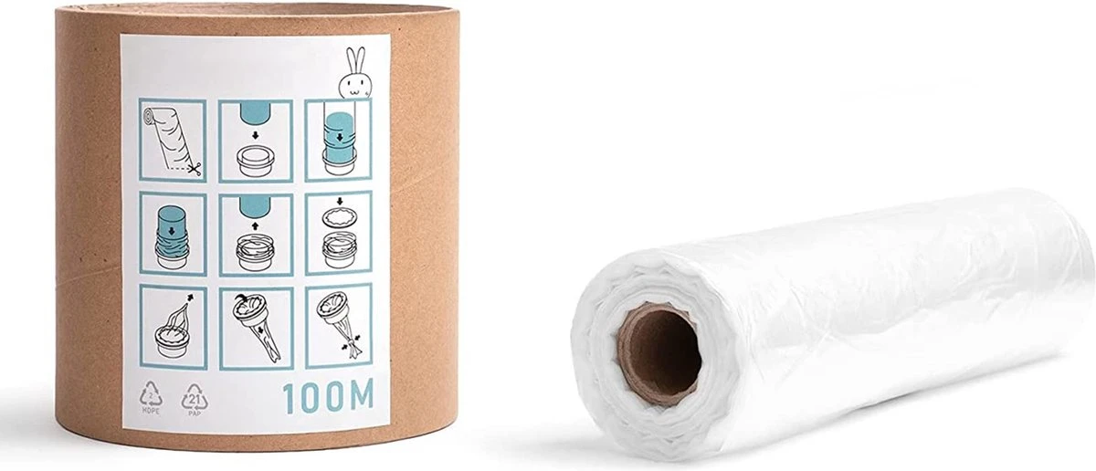 Wonix® - Luieremmers Navulling - Voor 8 Tommee Tippee Twist & Click, 10 Korbel, 14 Angelcare En Meer - 100m 6 Wonix® - Luieremmers Navulling - Voor 8 Tommee Tippee Twist & Click, 10 Korbel, 14 Angelcare En Meer - 100m - Afbeelding 4