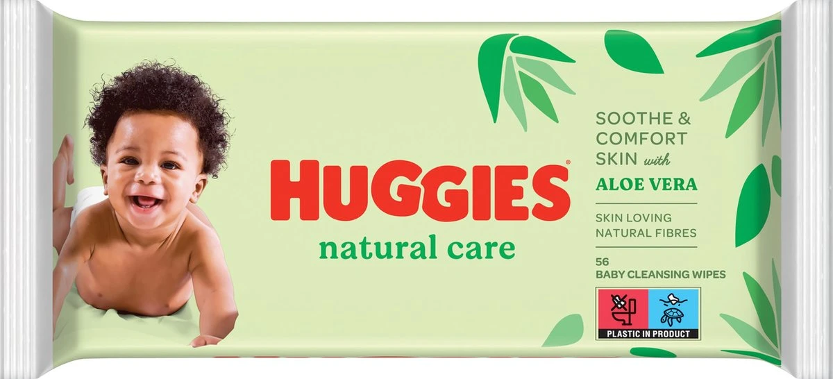 Huggies Billendoekjes - Natural Care - 10 X 56 Stuks - 560 Doekjes - Voordeelverpakking 9 Huggies Billendoekjes - Natural Care - 10 X 56 Stuks - 560 Doekjes - Voordeelverpakking - Afbeelding 7