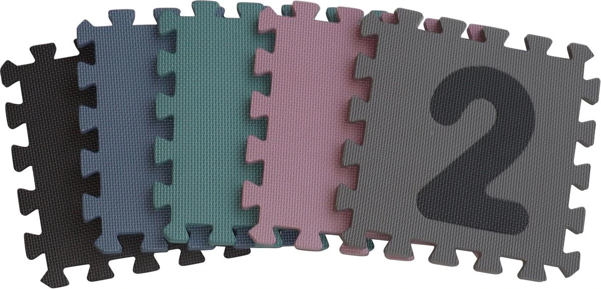 Babydan Speelkleed - Speelmat - Puzzelmat Foam - Blauw 5 Babydan Speelkleed - Speelmat - Puzzelmat Foam - Blauw - Afbeelding 3