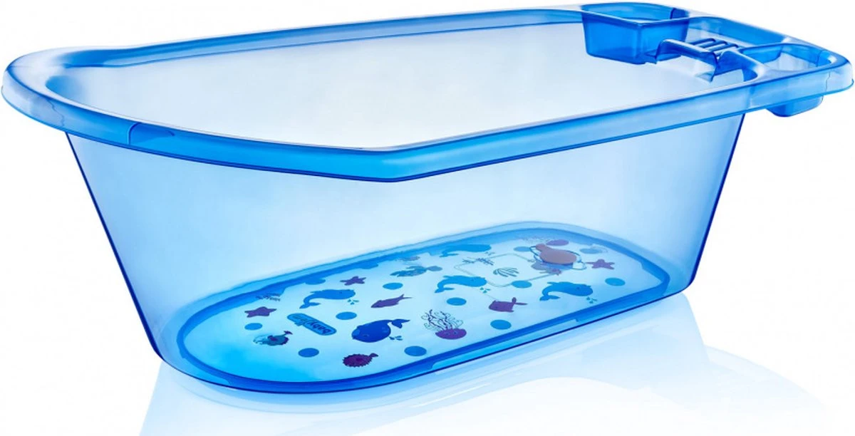 Babyjem Bad Transparant Blauw 3 Babyjem Bad Transparant Blauw