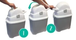 DiaperChamp ONE - Soft Silver - Standaard Luieremmer 28 DiaperChamp ONE - Soft Silver - Standaard Luieremmer -Baby Peuter Winkel 1200x633