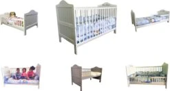 Babykamer - Meegroeibed -baby Ledikant L 0 Tot 5 Jaar L 4 In 1 L Peuter Bed Baby Bed Met Bovenaan De Tekst GEGRAVEERD -Baby Peuter Winkel 1200x648 2