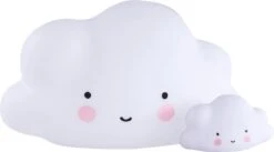 Lampje Kinderkamer/ Kinderlampje: Wolk - Wit | A Little Lovely Company -Baby Peuter Winkel 1200x664 3