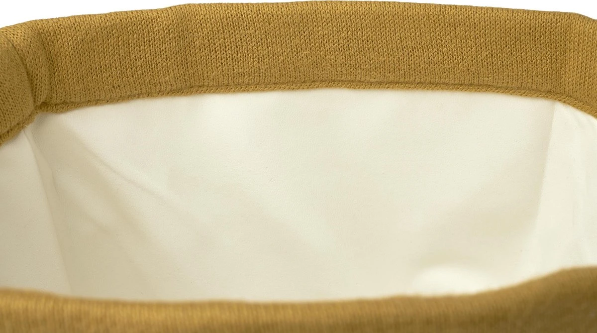 Meyco Commodemand Small Knit Basic - Honey Gold - 21x16xh16cm 5 Meyco Commodemand Small Knit Basic - Honey Gold - 21x16xh16cm - Afbeelding 3