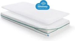 AeroSleep® ECOlution Pack 2-in-1 : Matras + 3D Matrasbeschermer - Bed - 150 X 70 Cm -Baby Peuter Winkel 1200x671 1