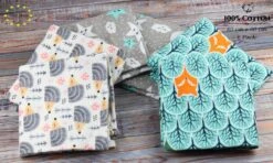 Flanellen Luiers - 80 X 80cm - 6 Pack - Flanellen Doeken Van Flanel Katoen - Mint - Fensilo -Baby Peuter Winkel 1200x721