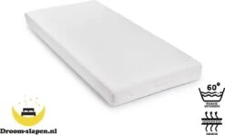 Matras - Baby/junior/peuter Matras Koudschuim 70x140 12cm - Anti Allergische Bamboo Tijk