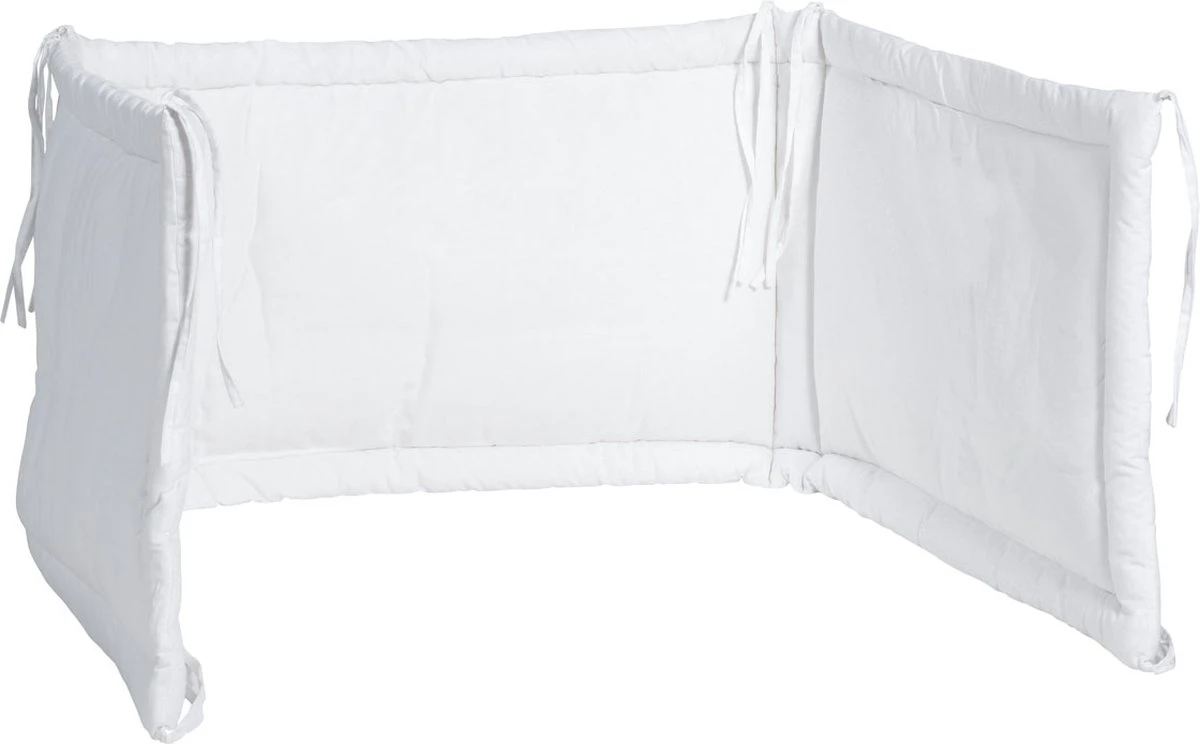 Jollein Bedomrander 180x40 Cm - Wit 3 Jollein Bedomrander 180x40 Cm - Wit