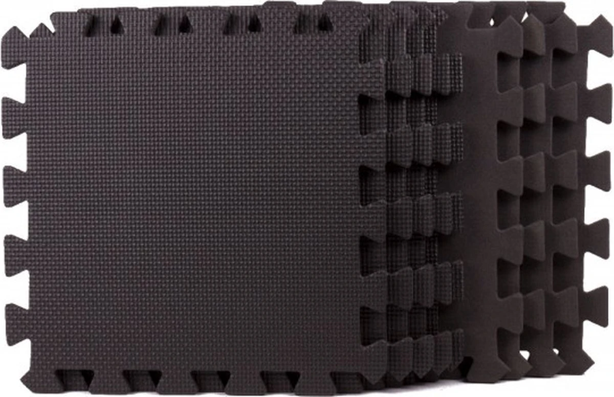 Benson 9 Stuks Zwarte Puzzel Vloertegels Foam 30 X 30 Cm - Puzzel Speelmat - Baby/peuter Speelgoed Matten 11 Benson 9 Stuks Zwarte Puzzel Vloertegels Foam 30 X 30 Cm - Puzzel Speelmat - Baby/peuter Speelgoed Matten - Afbeelding 9