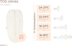 Puckababy Inbakerslaapzak Original Mini - 3-6 Maanden - Cotton - Pure -Baby Peuter Winkel 1200x777 11