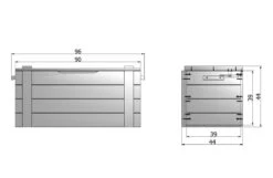 WOOOD Dennis Speelgoedkist - Grenen Geborsteld - Betongrijs - 42x90x42 -Baby Peuter Winkel 1200x781 7