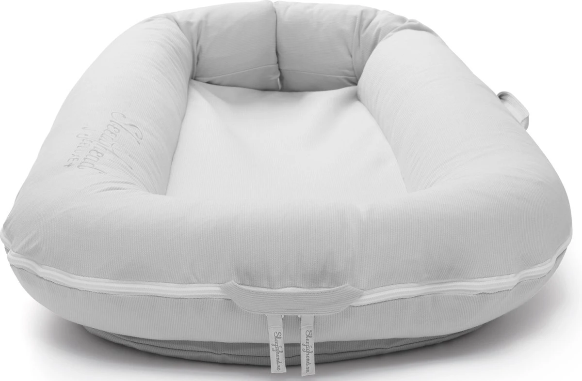 DockAtot Sleepyhead Deluxe+ Cloud Grey Grijs Babynestje - Ademend Materiaal - 0 Tot 8 Maanden 7 DockAtot Sleepyhead Deluxe+ Cloud Grey Grijs Babynestje - Ademend Materiaal - 0 Tot 8 Maanden - Afbeelding 5