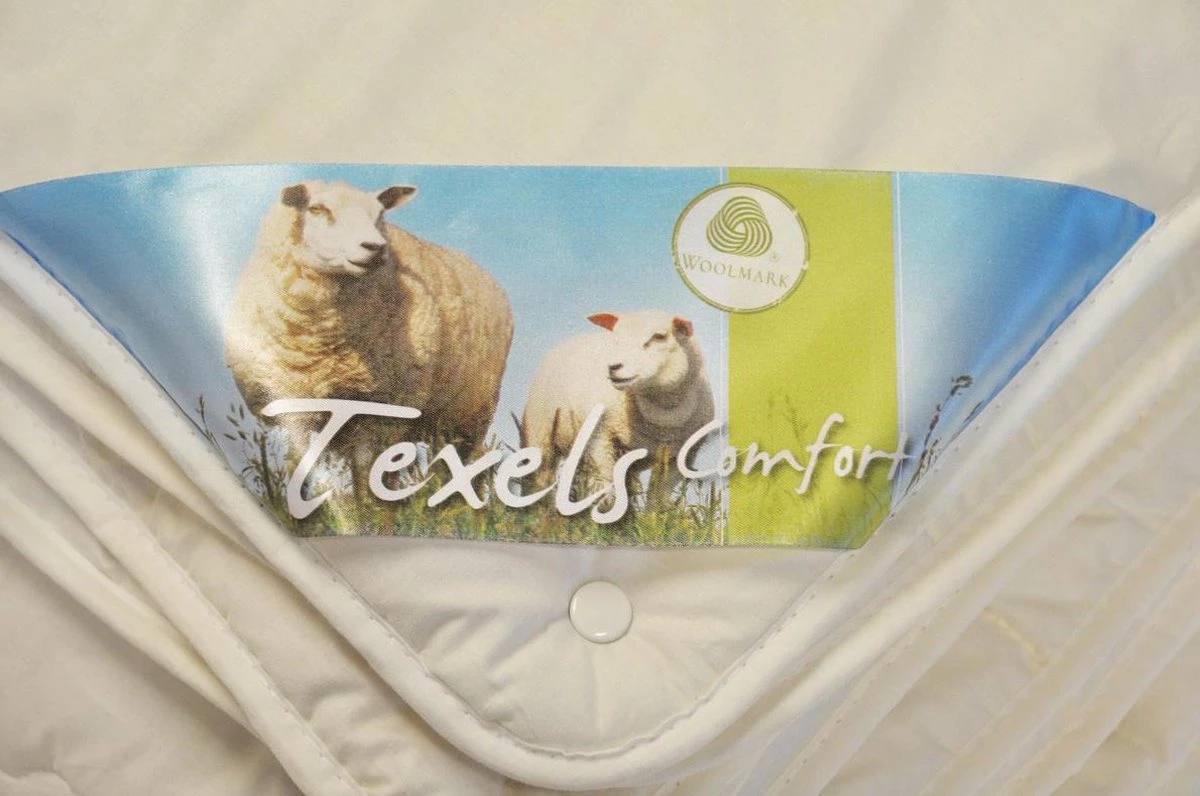 4-Seizoenen 100% Zuivere Texels Schapenwol Kinderdekbed (100x135cm) 4 4-Seizoenen 100% Zuivere Texels Schapenwol Kinderdekbed (100x135cm) - Afbeelding 2